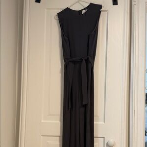 Babaton Charcoal jumpsuit with Tie Waist